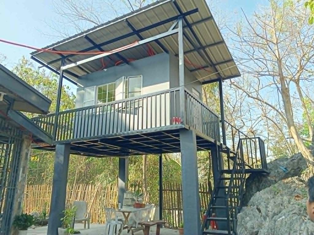 Elevated Steel-Frame Home